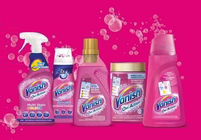 Vanish Oxi Action prášek na odstranění skvrn